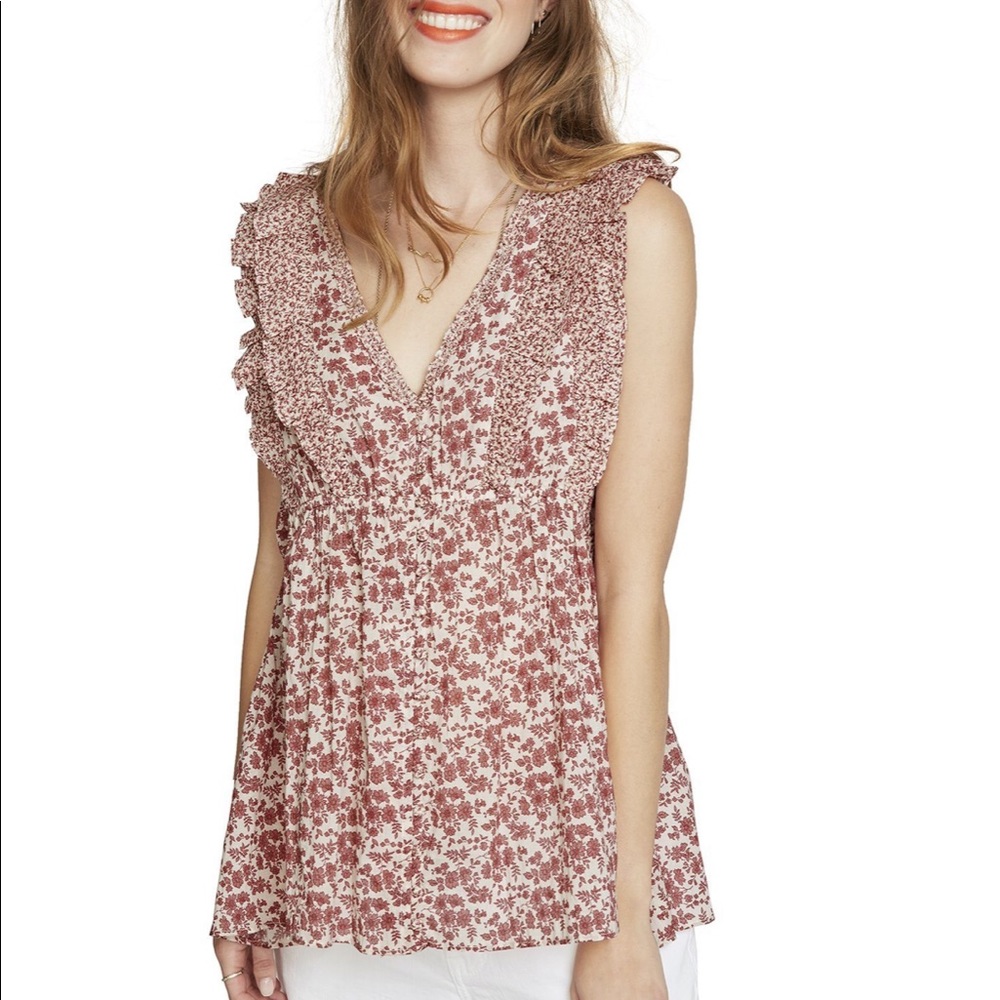 Hatch maternity Eva floral top